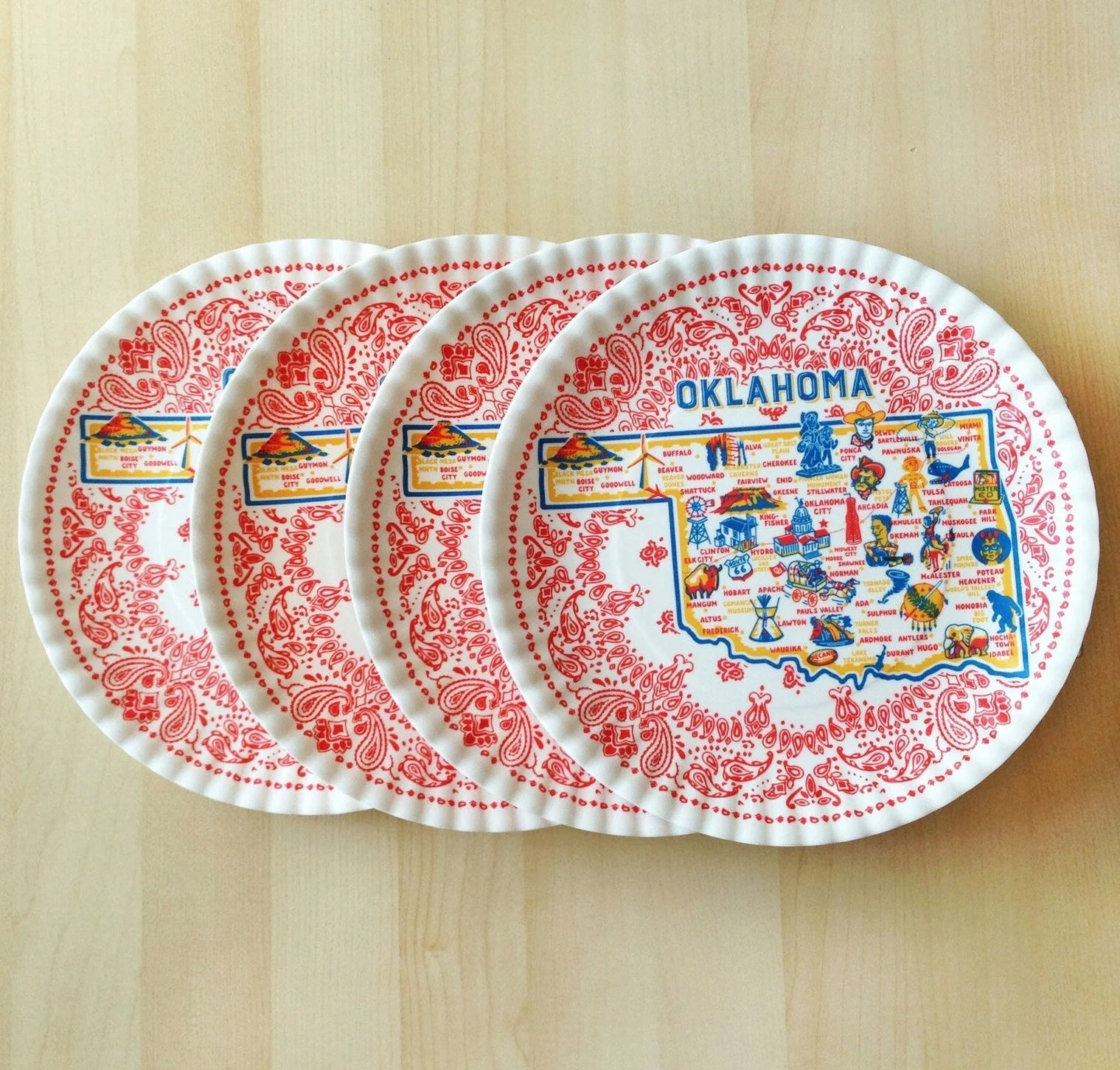 Oklahoma Souvenir-Tasche - Canvas-Tragetasche Mit Design, 37x32 Cm, Vielseitig Nutzbar