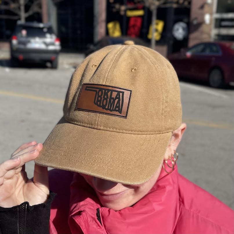 Oklahoma Leather Patch Dad Hat
