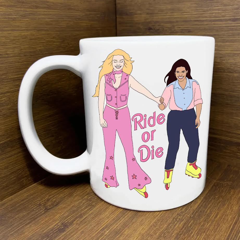 Barbie and Gloria Ride or Die Mug