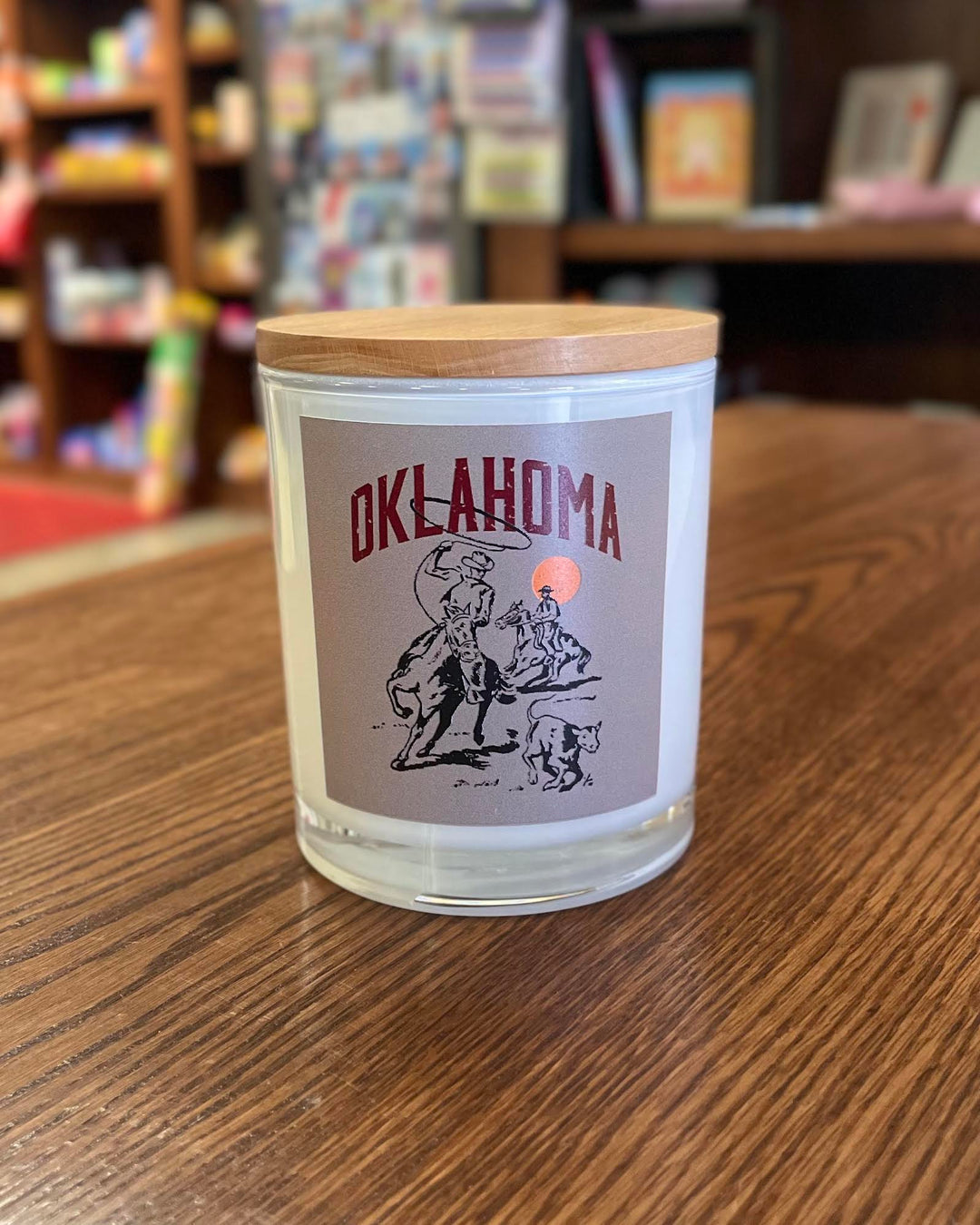 Oklahoma Roper Candle Apples and Maple Bourbon
