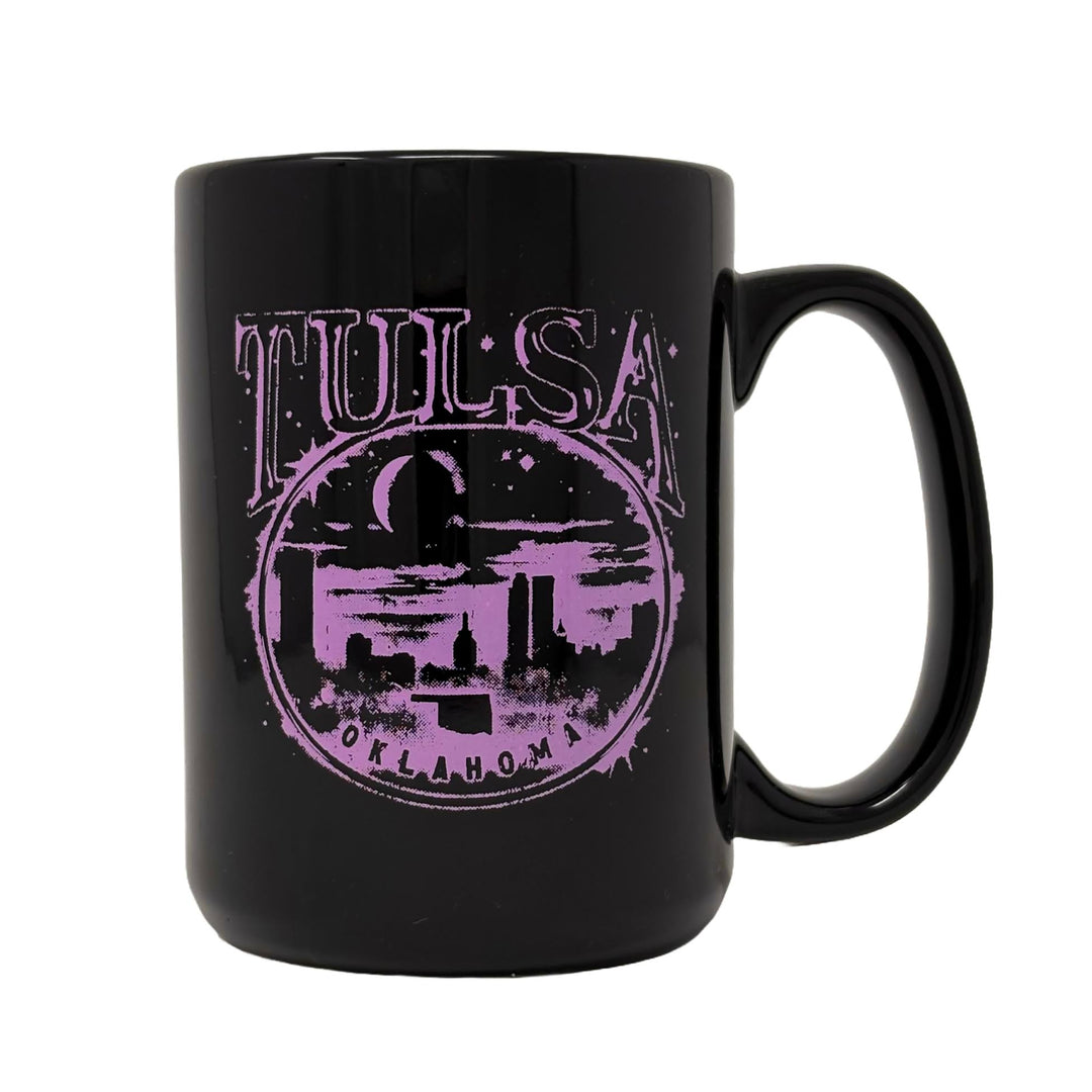 Tulsa Oklahoma Pink Moon Mug