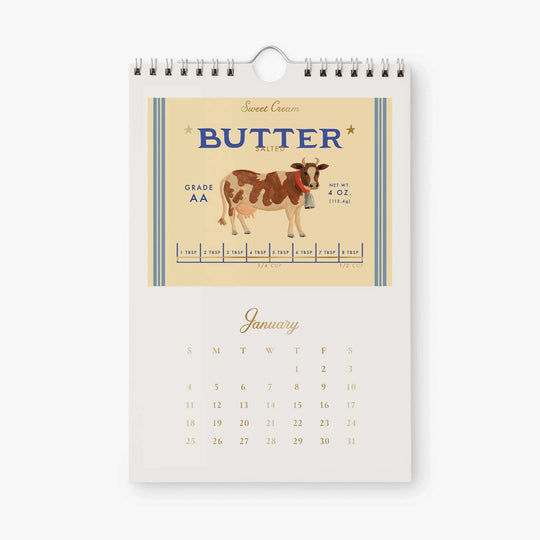 2026 Country Farm Kitchen Calendar