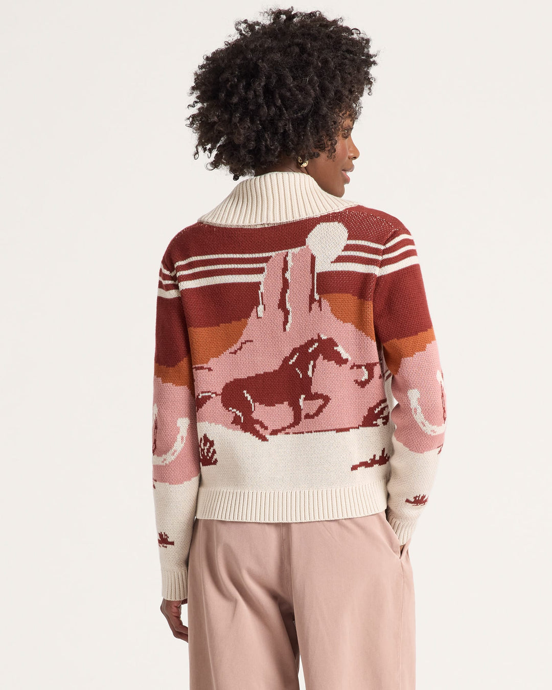 Pendleton - Scenic Rose Western Cardigan