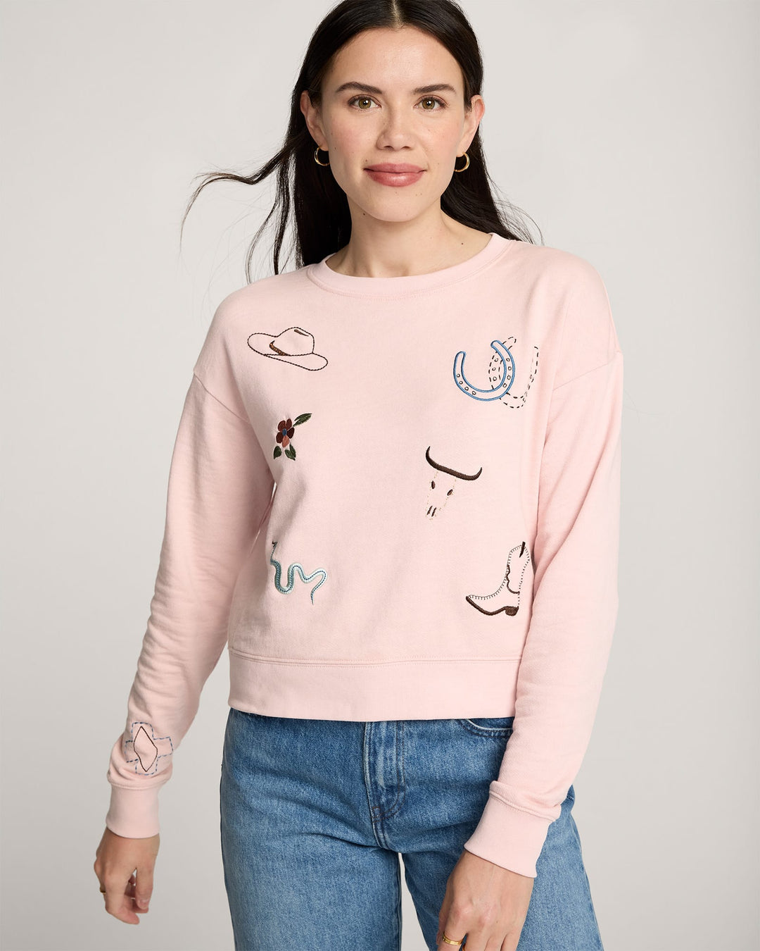 Pendleton - Western Graphic French Terry Pullover Rose