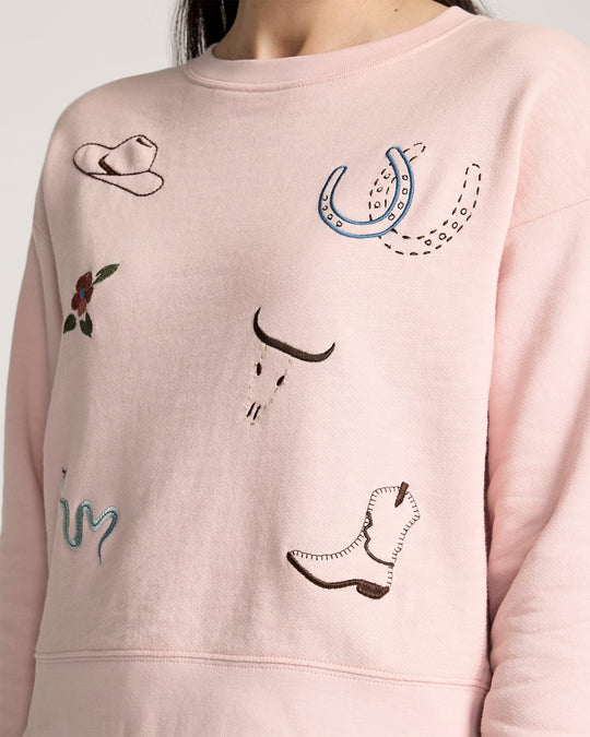 Pendleton - Western Graphic French Terry Pullover Rose