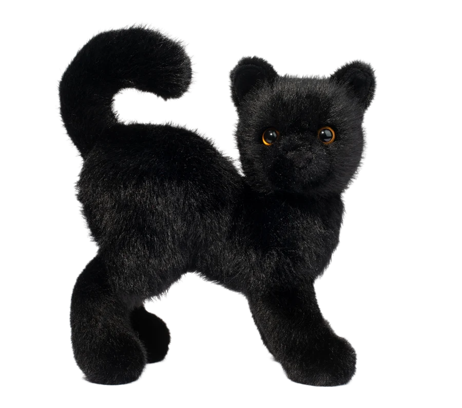 Scaredy Black Cat Plush