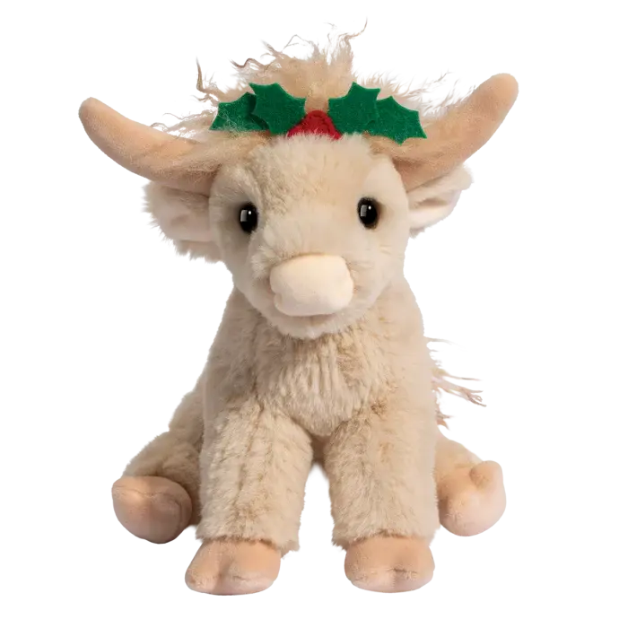 Laddie Highland Cow Holiday Plush