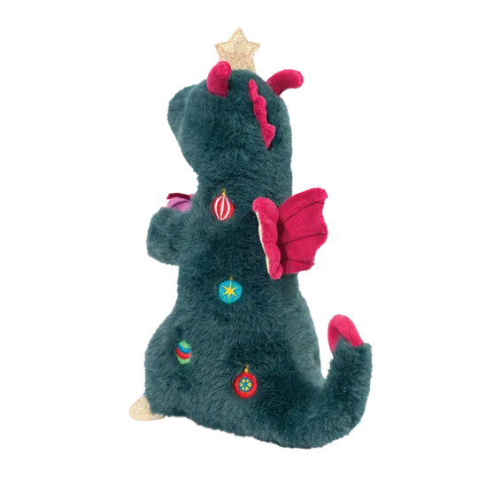 Deck The Dragon Holiday Plush