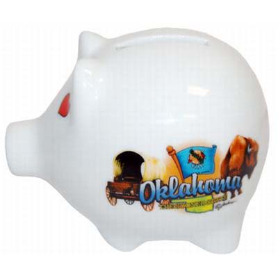 Oklahoma Piggy Bank