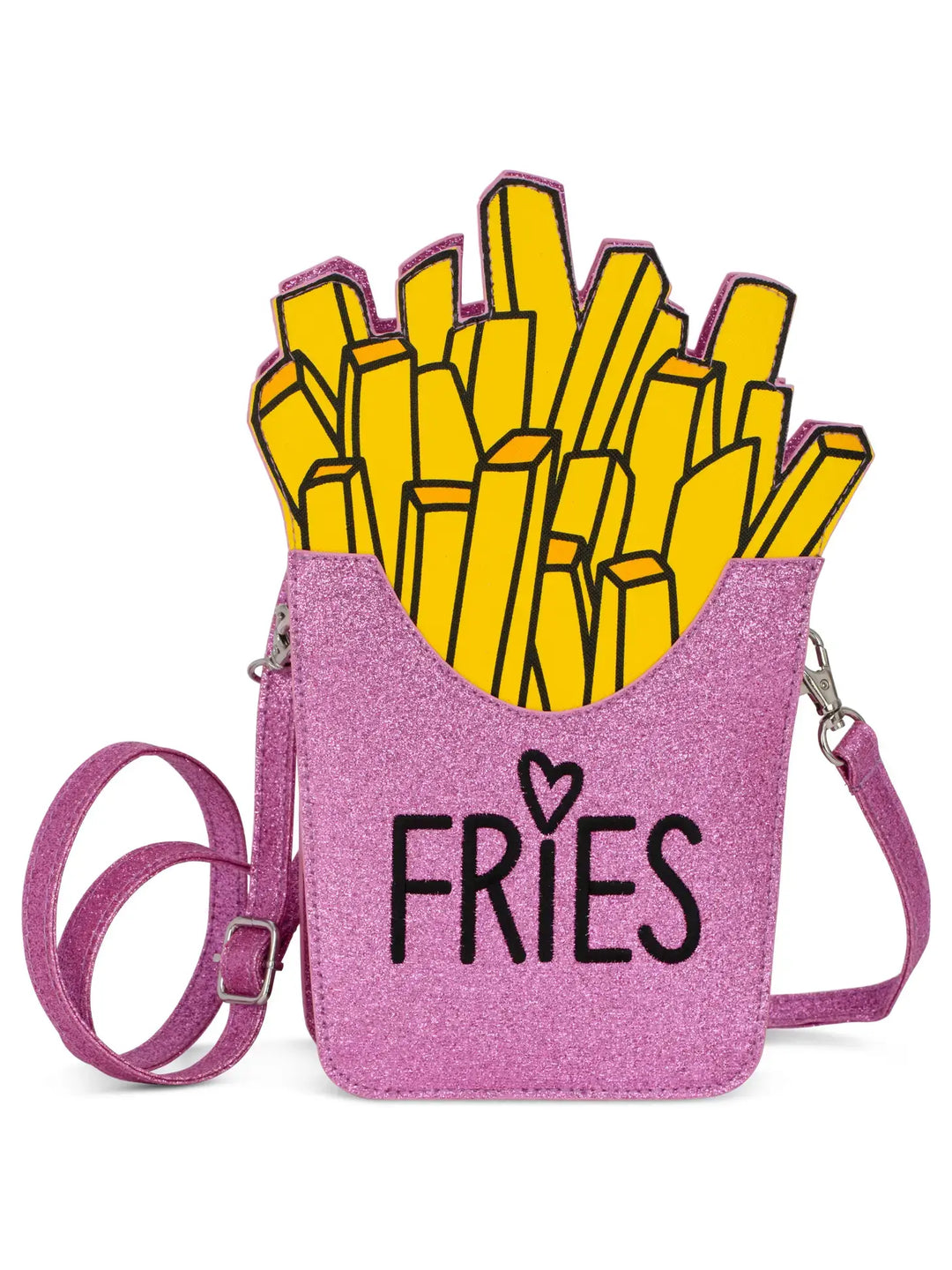 I Heart Fries Crossbody Bag