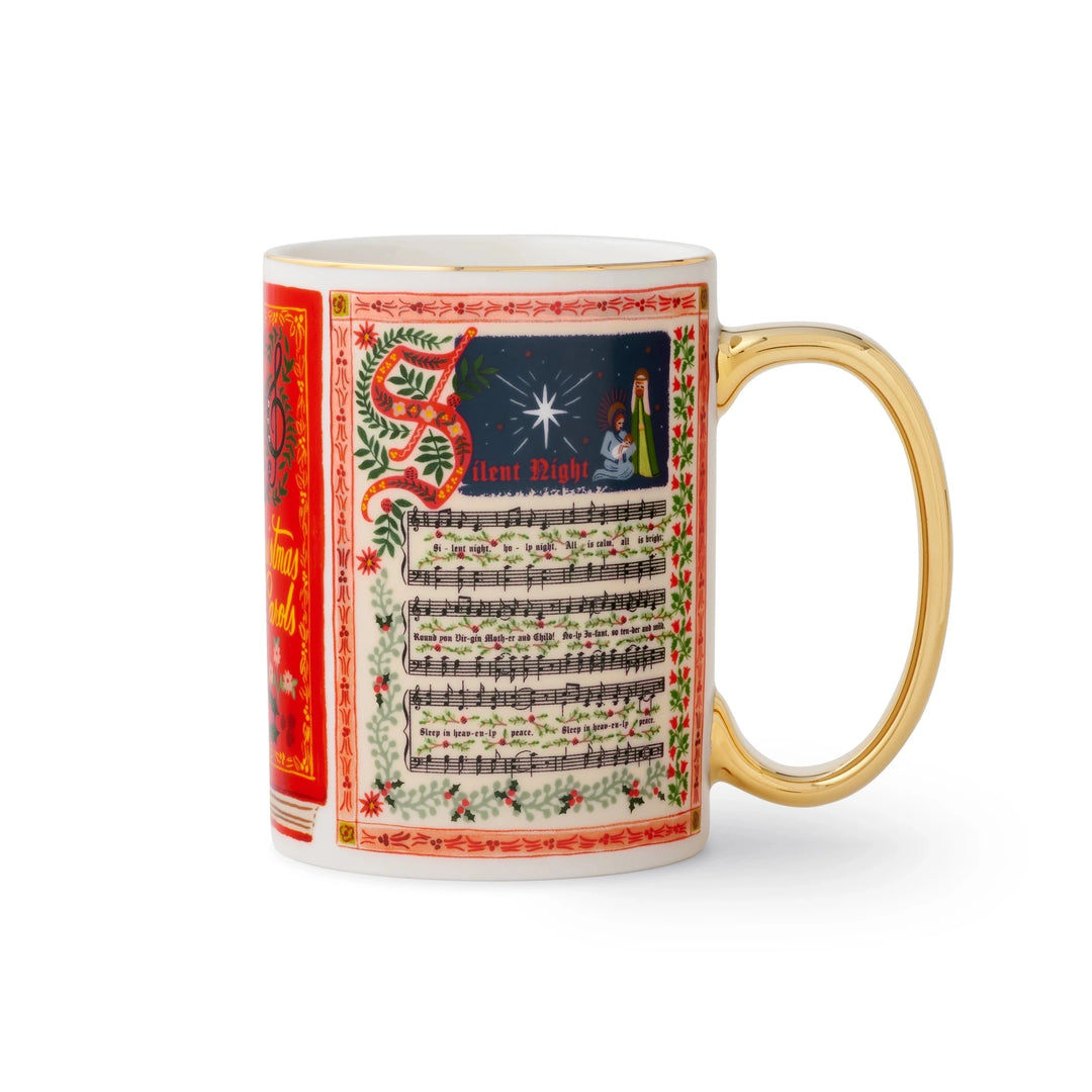 Christmas Carols Porcelain Mug