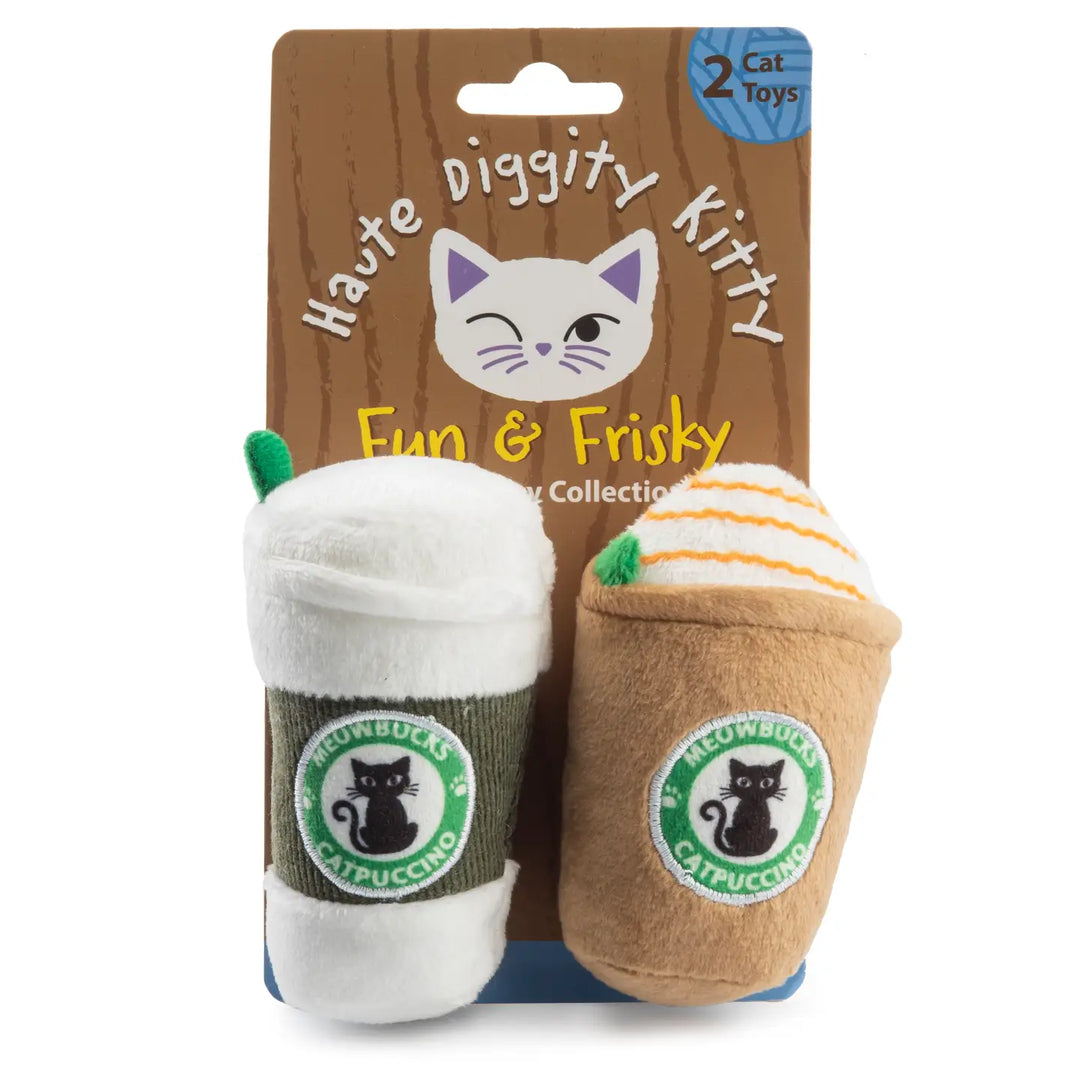 Meowbucks Coffee Cups Catnip Toy