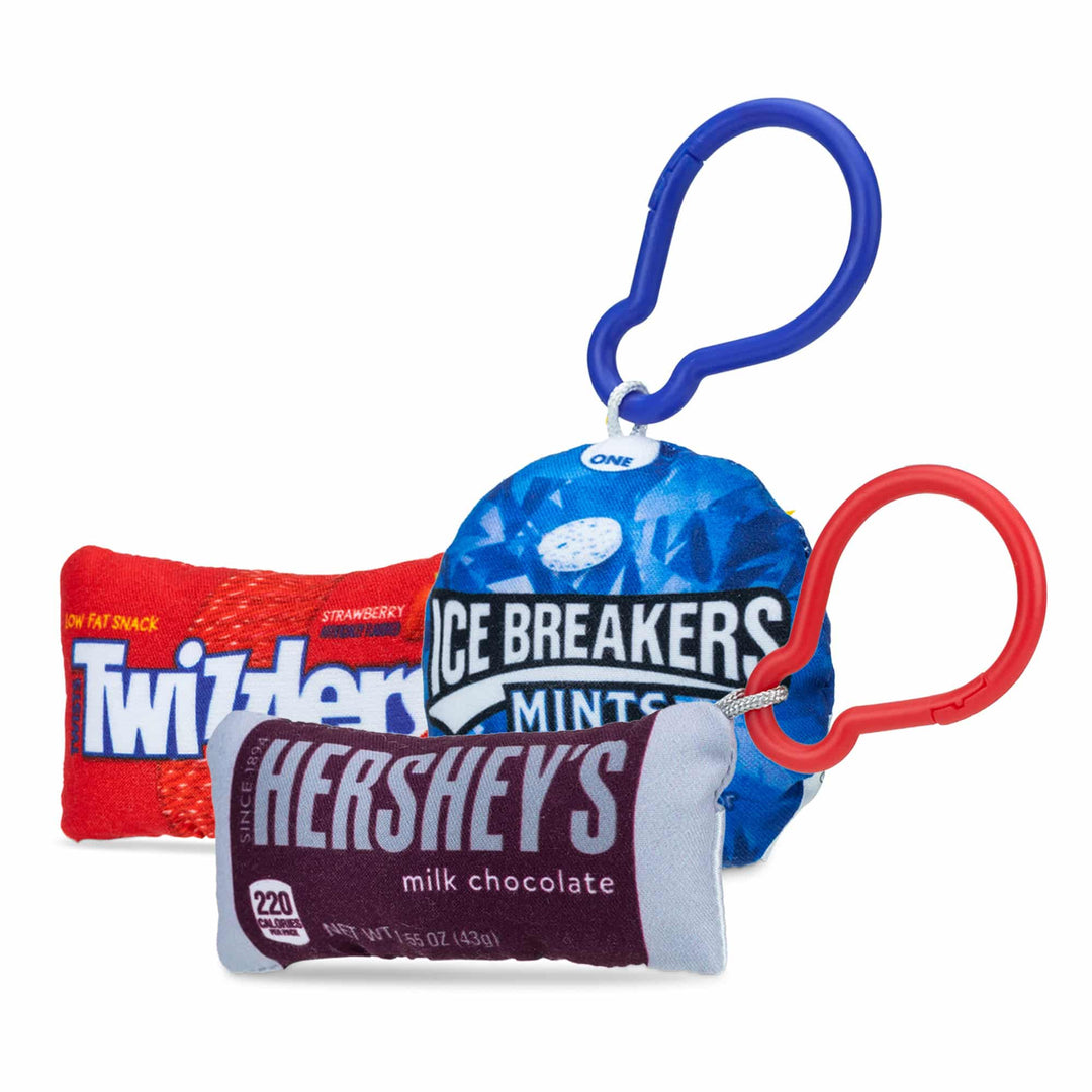 Plush Candy Bag Charms 3-Pack