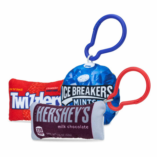 Plush Candy Bag Charms 3-Pack