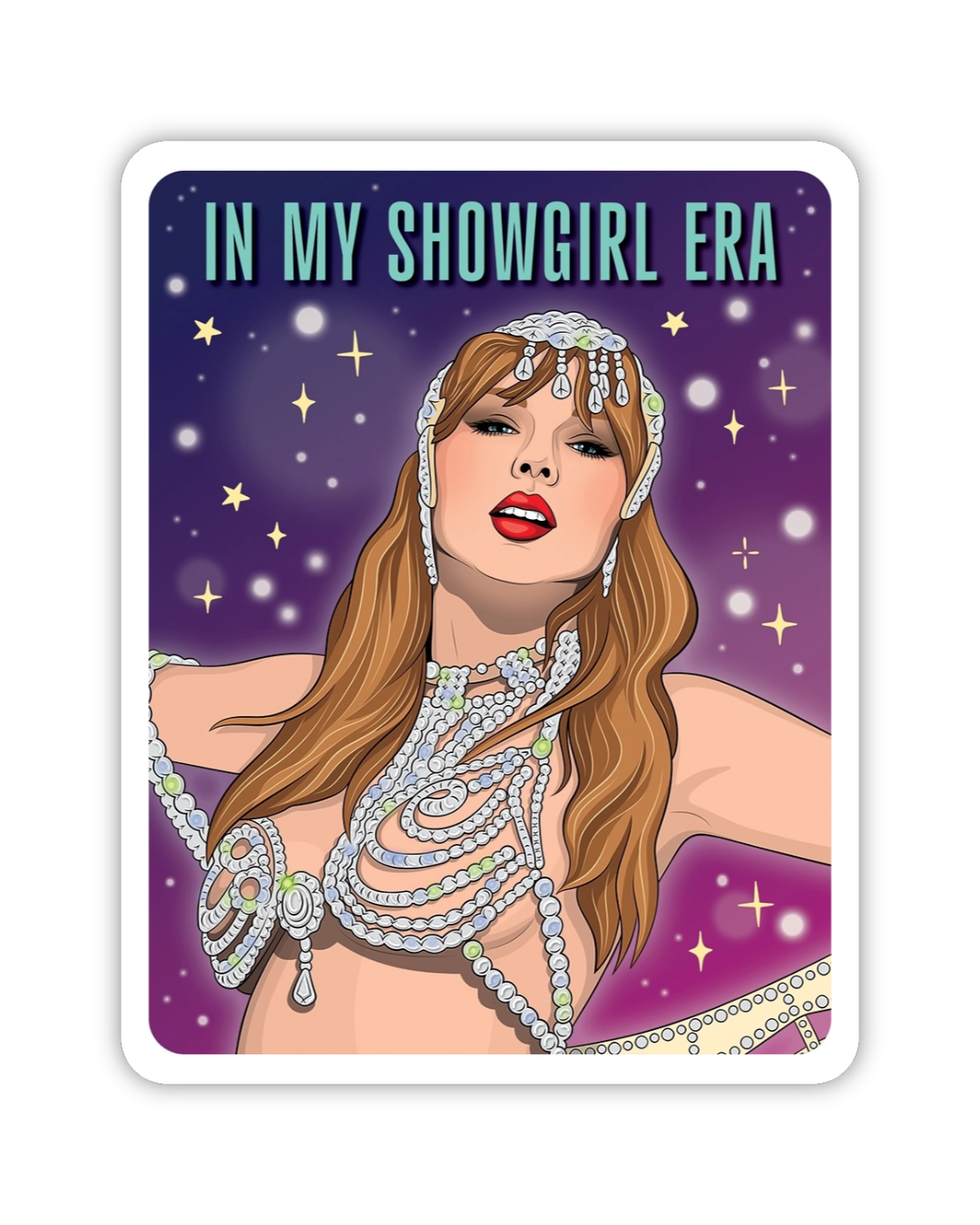 Taylor In My Showgirl Era Sticker