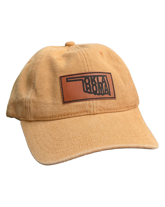 Oklahoma Leather Patch Dad Hat