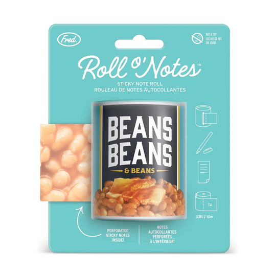 Roll-O-Notes Beans Sticky Notes