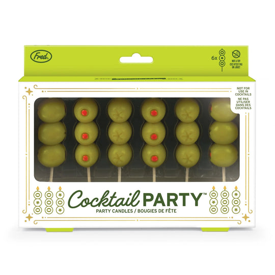 Cocktail Party Olive Birthday Candles