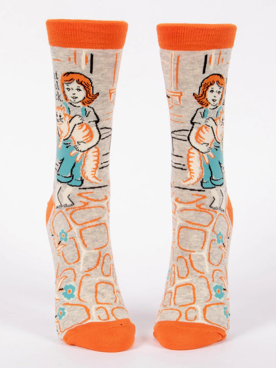 My Cat Is Cool As Fuck Women’s Crew Sock