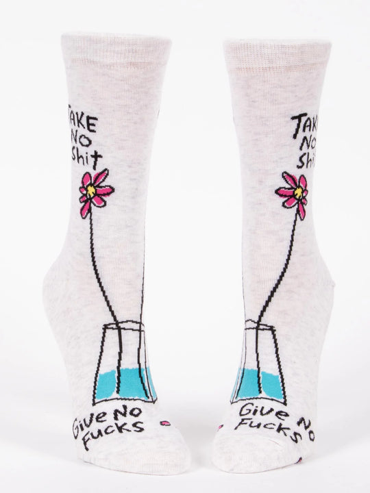 Take No Shit Women's Crew Socks