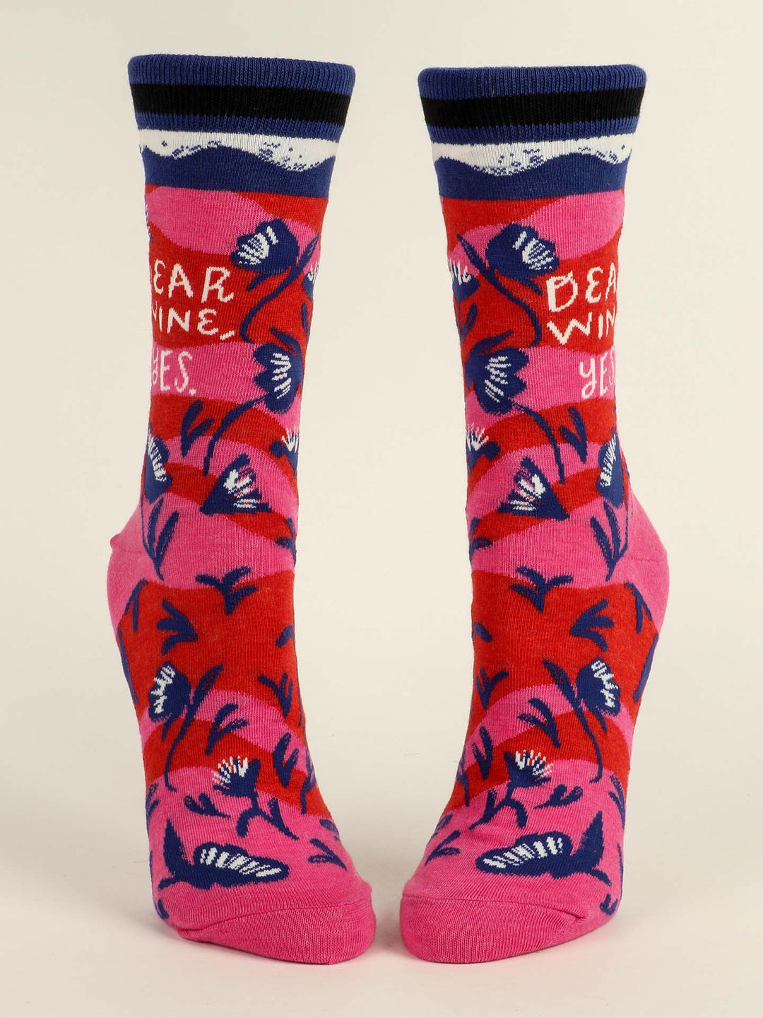 Dear Wine Yes Women's Crew Socks