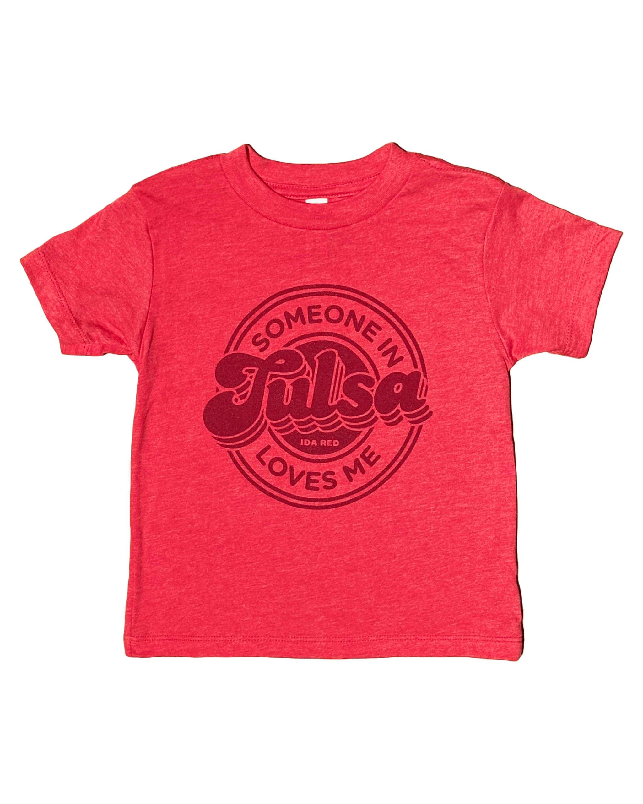 Someone In Tulsa Loves Me Toddler Tshirt – Ida Red