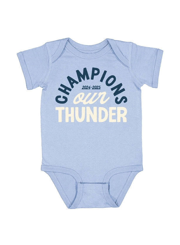 OKC Thunder We Are the Champions Onesie