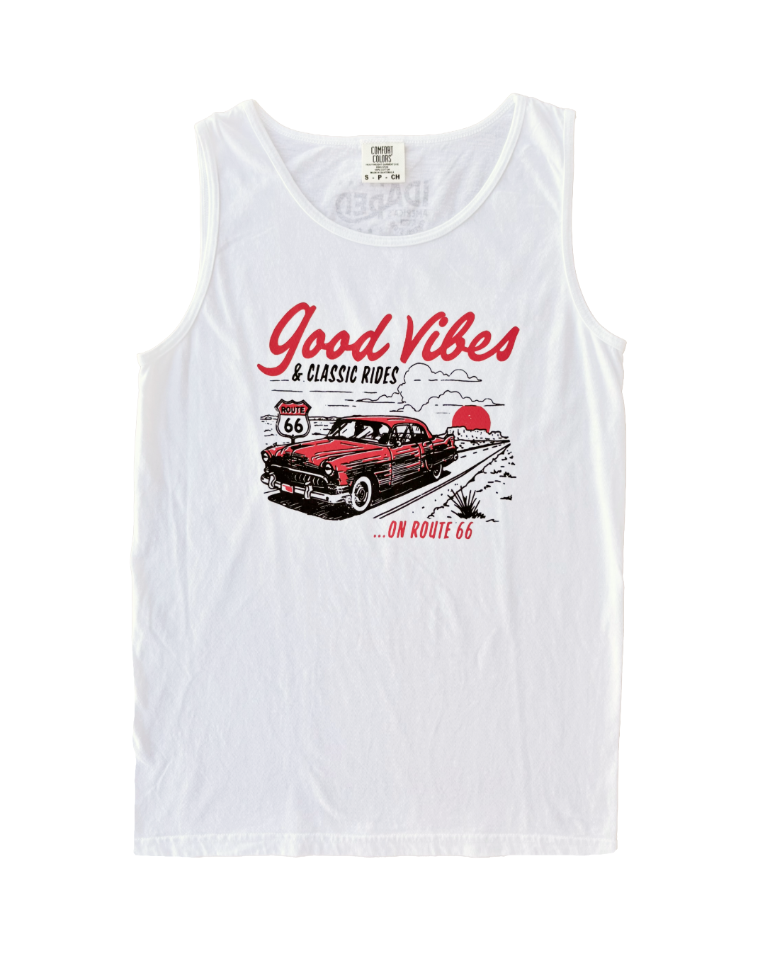 Good Vibes Classic Rides Route 66 Tank
