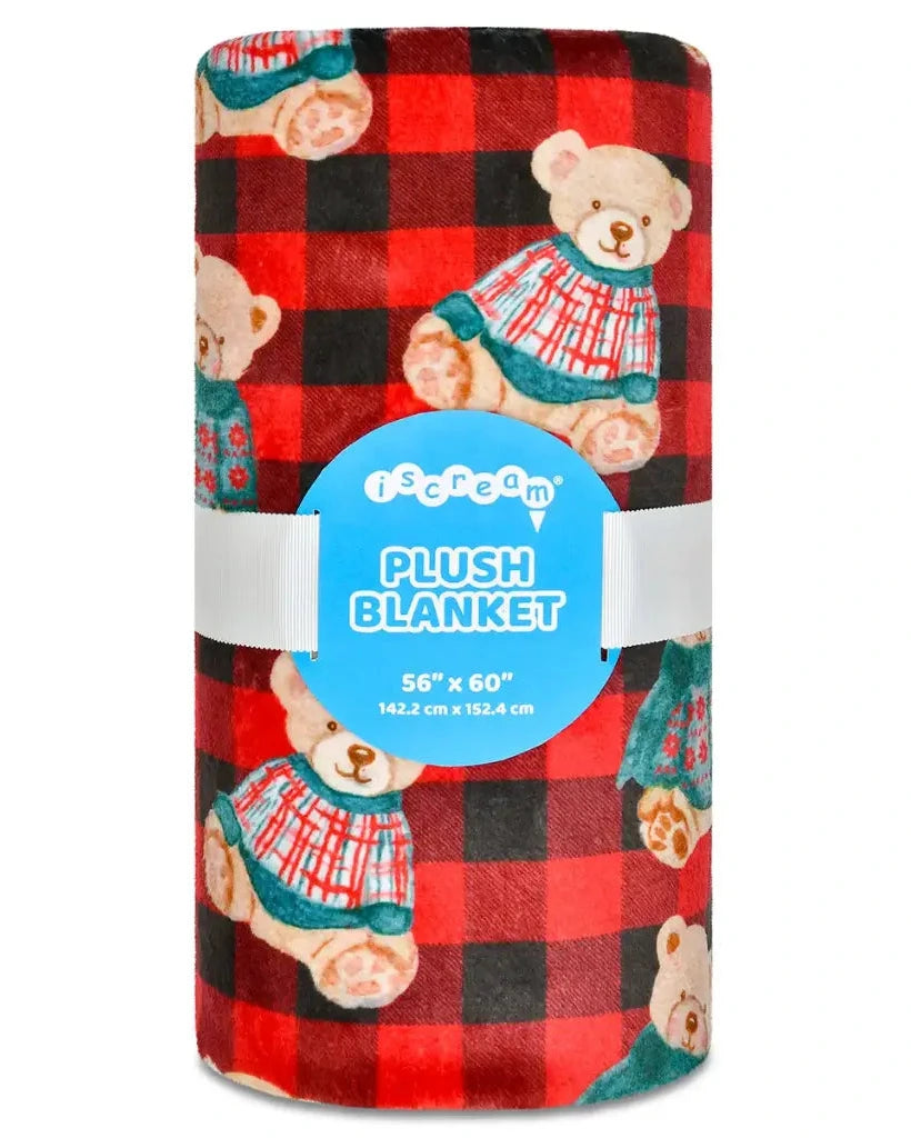 Beary Merry Plush Blanket