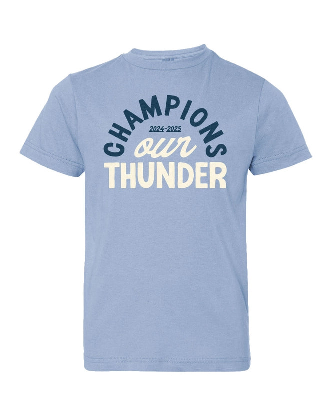 OKC Thunder We Are the Champions Youth Tshirt