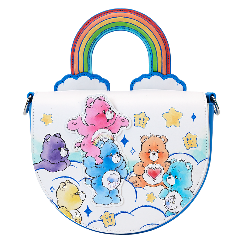 ☆Loungefly☆Care Bears Care-A-Lot Rainbow Crossbody Bag Loungefly - Care Bears Care-A-Lot Rainbow Crossbody – Ida Red
