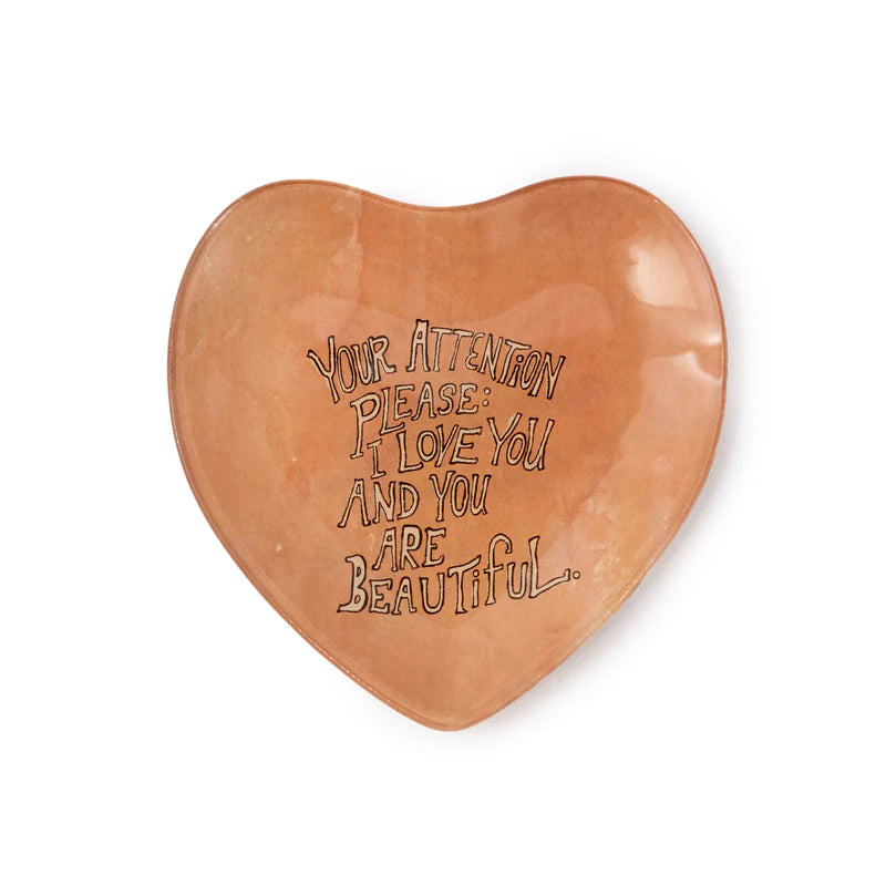 Your Attention Please Decoupage Plate