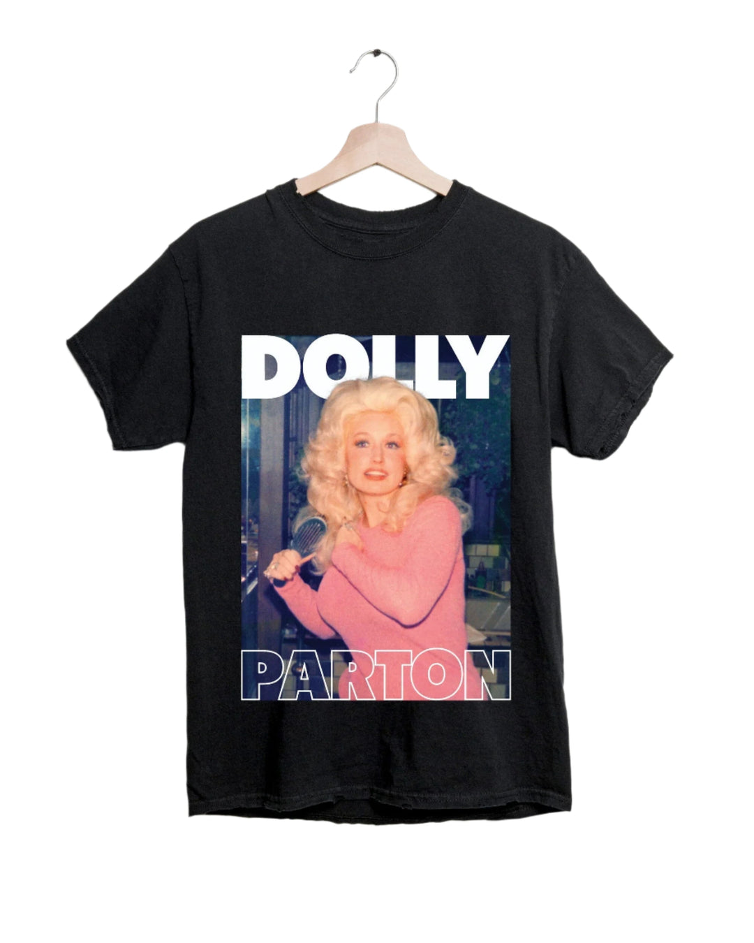 Dolly Parton in Pink Tshirt