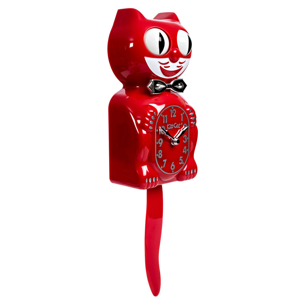 Kit Cat Klock Retro Red Kitchen Edition Clock