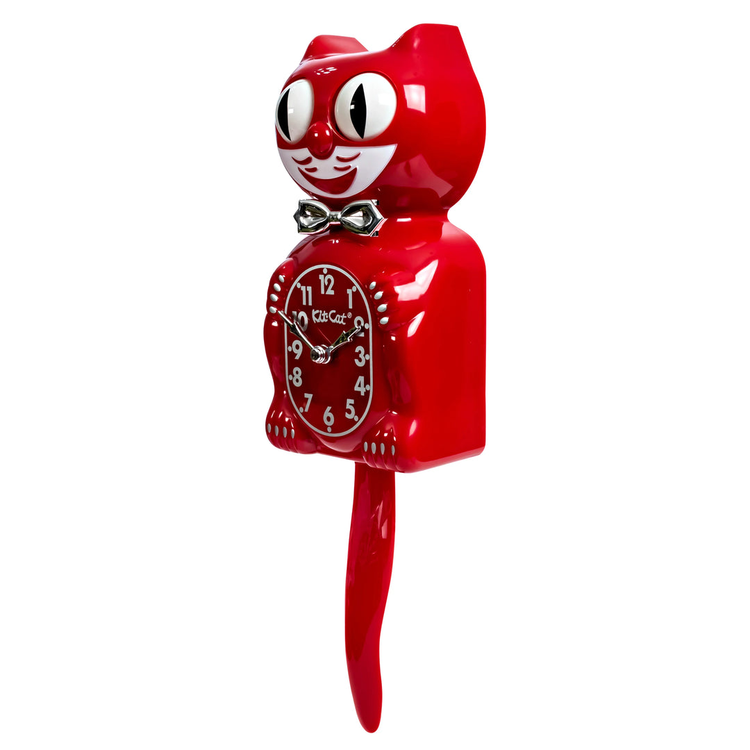 Kit Cat Klock Retro Red Kitchen Edition Clock