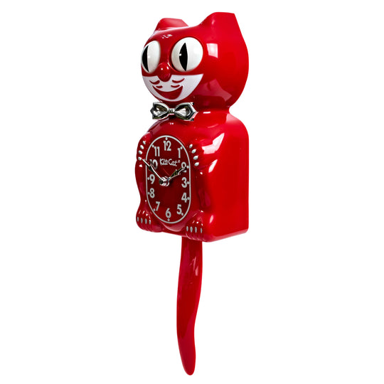 Kit Cat Klock Retro Red Kitchen Edition Clock