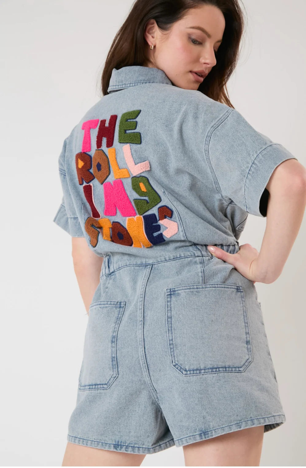 THE ROLLING STONES(ローリングストーンズ)デニムオールインワン The Rolling Stonesオーバーオール