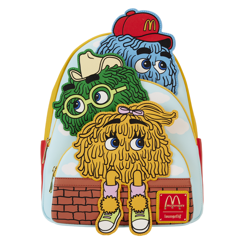 Loungefly McDonald's Fry Guys Triple Pocket Mini-Backpack | Retro