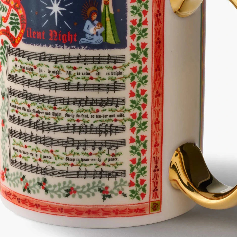 Christmas Carols Porcelain Mug