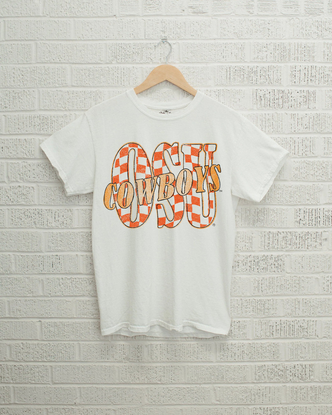 OSU Cowboys Twisted Check Tshirt