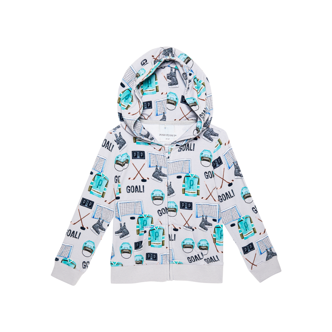 Posh Peanut - Mayford Bamboo Terry Zippered Hoodie Jacket