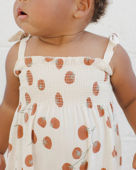 Rylee + Cru - Tomato Print Sawyer Jumpsuit