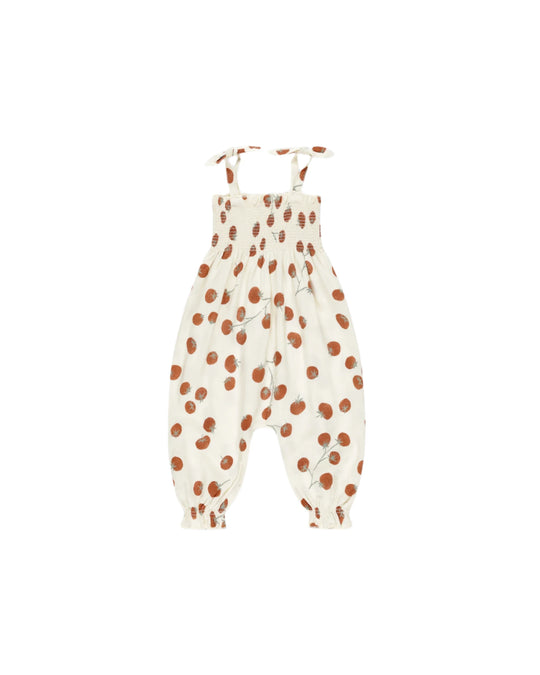 Rylee + Cru - Tomato Print Sawyer Jumpsuit