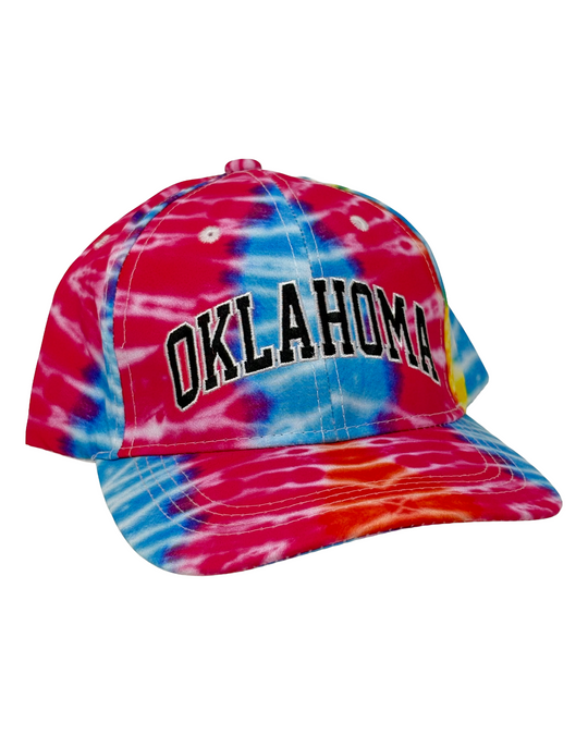 Oklahoma Retro Tie Dye Hat
