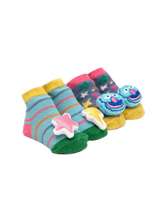Sesame Street The Monster at the End of This Book Baby Rattle Socks