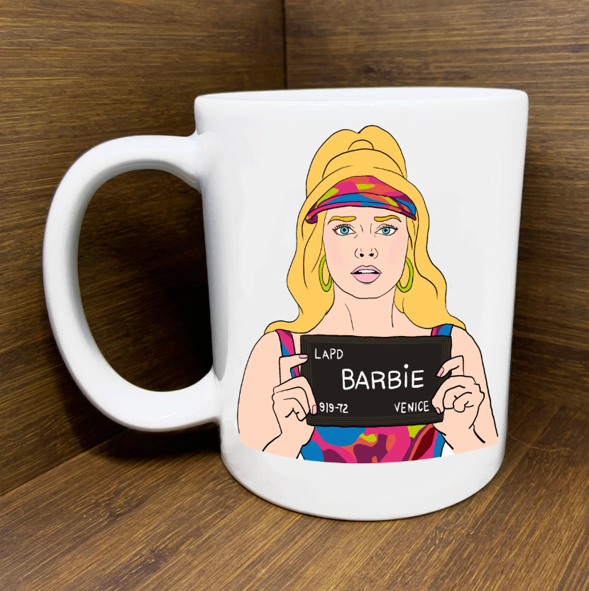 Barbie Mugshot Mug