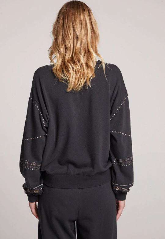 Poppy Licorice Pullover