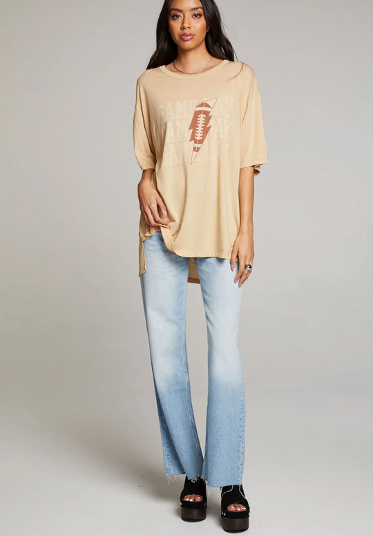 Game Day Bolt One Size Tshirt Dress