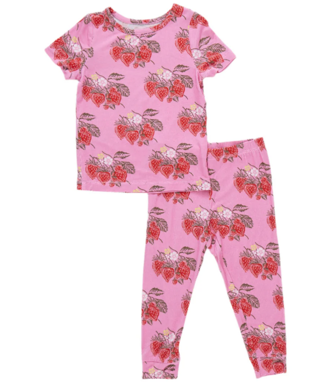 Pink Chicken - Wild Strawberries Bamboo PJ Set