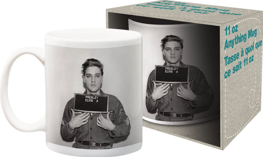 Elvis Presley Enlistment Mug